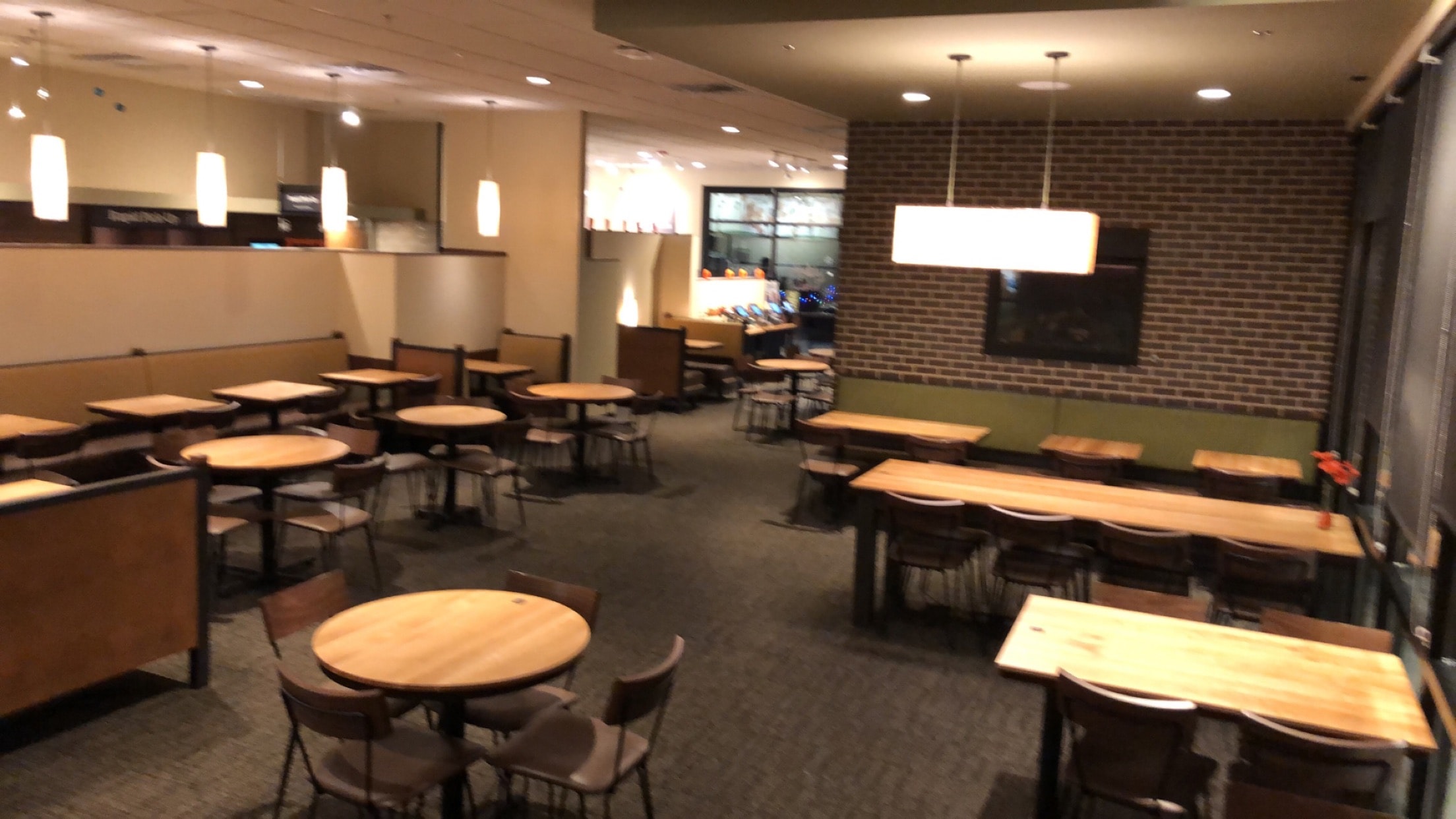 Panera Bread — Operation Sticky Tables, completed dining room with all-new table tops — Upper Midwest