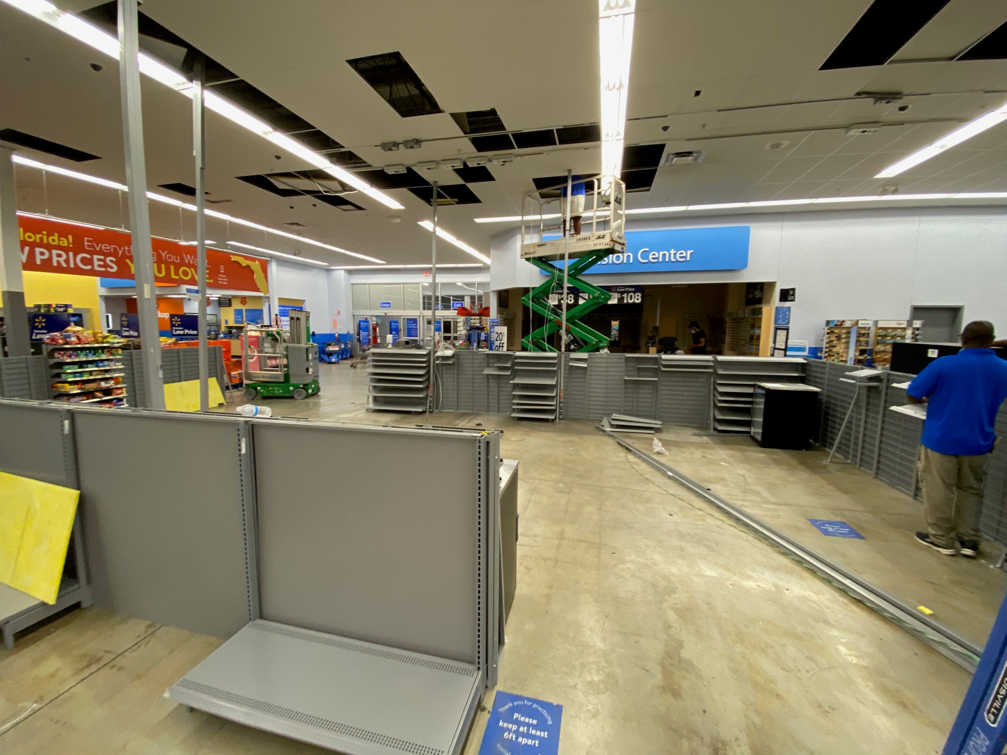 Walmart customer checkout remodel — Boca Raton, FL
